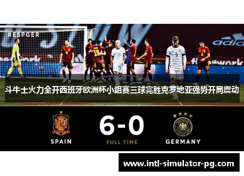 斗牛士火力全开西班牙欧洲杯小组赛三球完胜克罗地亚强势开局震动